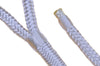 3/8" White Fender Line For Boats - Double Braided Nylon 6 Feet Marine Rope - 2 Pack
