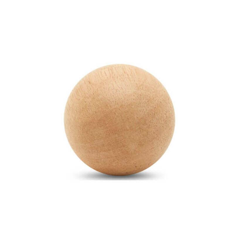 2” Large Wooden Ball for Crafts