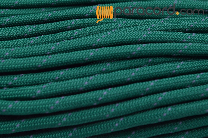 Reflective Tracer Kelly Green Paracord