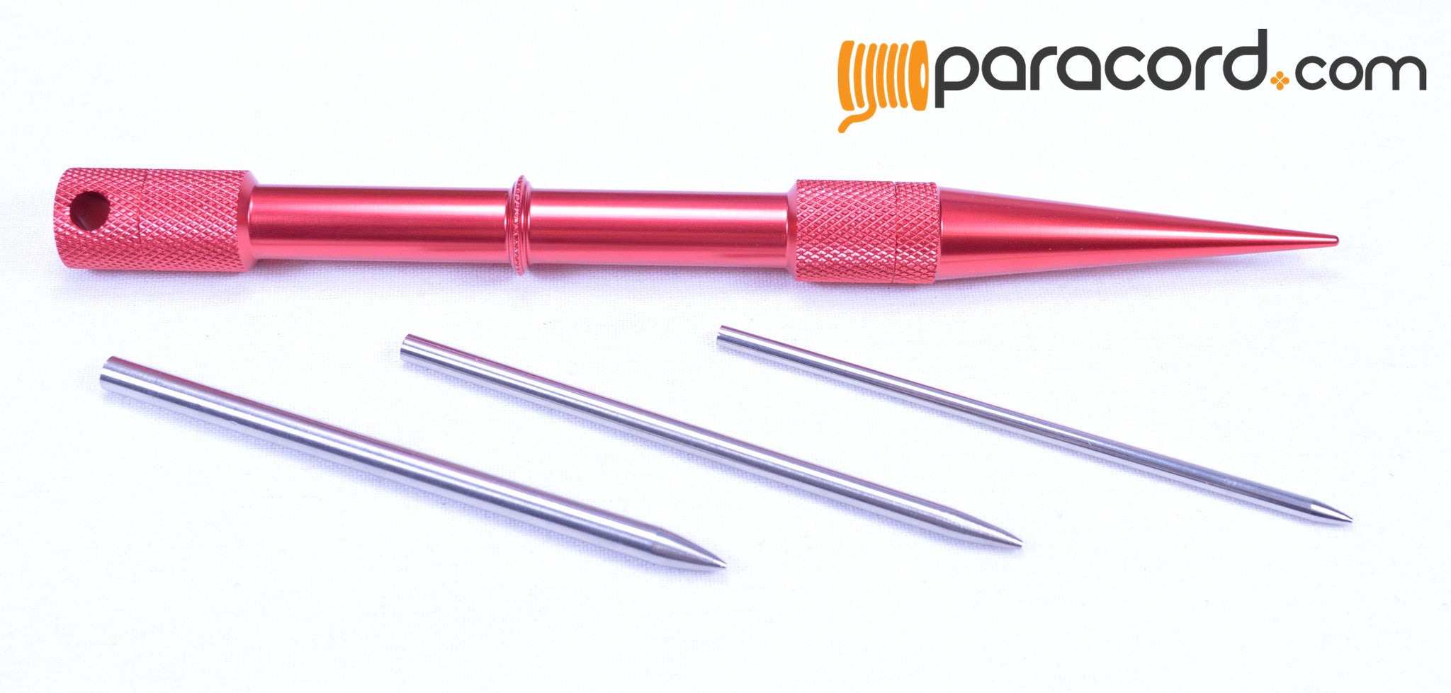 3pc. Paracord Needle (Fid) Set - Red