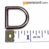Gold - Solid 1" D Ring