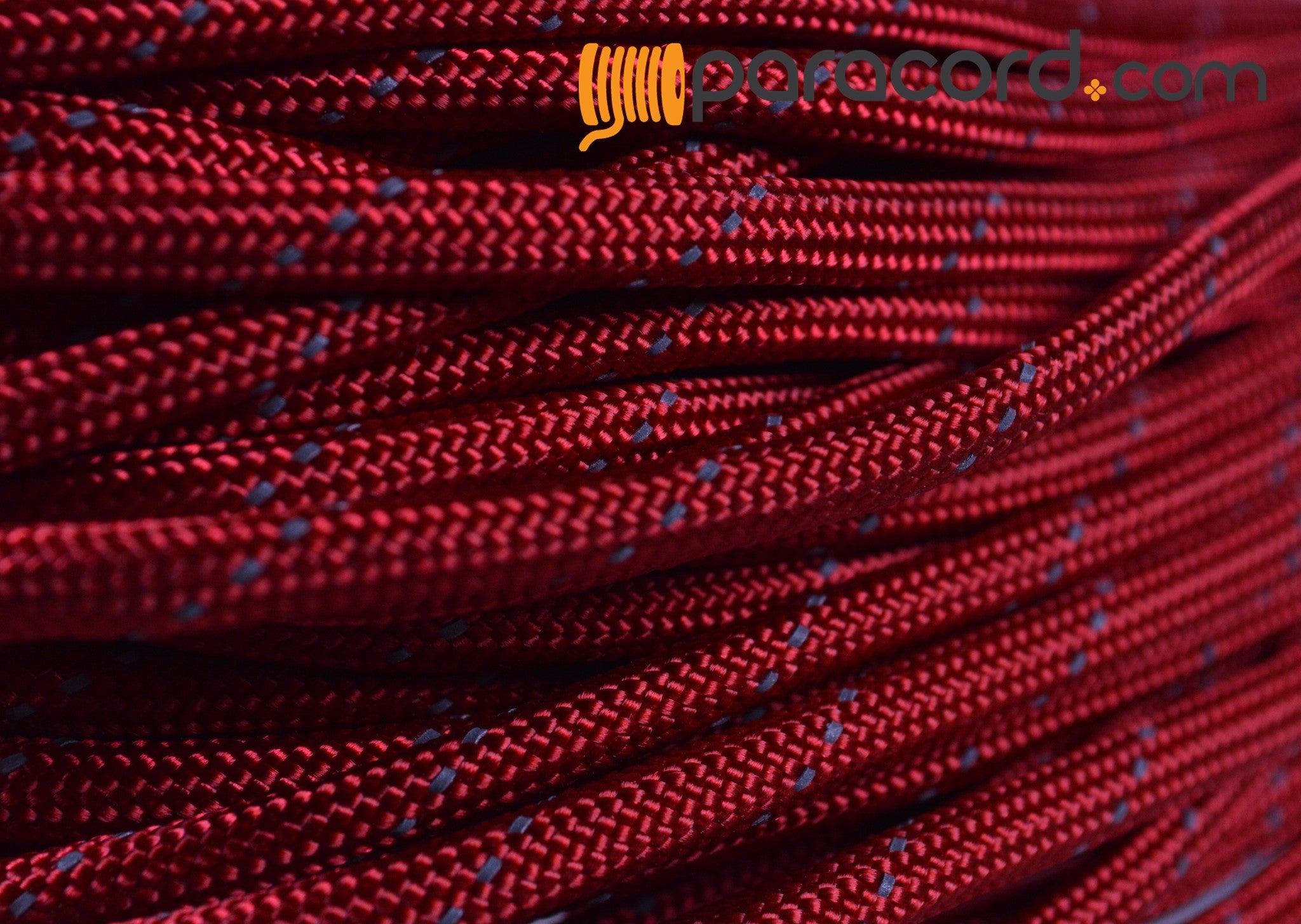 Reflective Tracer Red Paracord