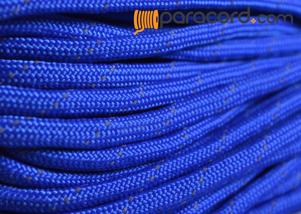 Reflective Tracer Royal Blue Paracord