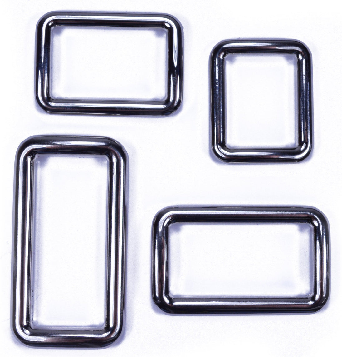 Solid Stainless Steel Metal Square Ring - Main Image