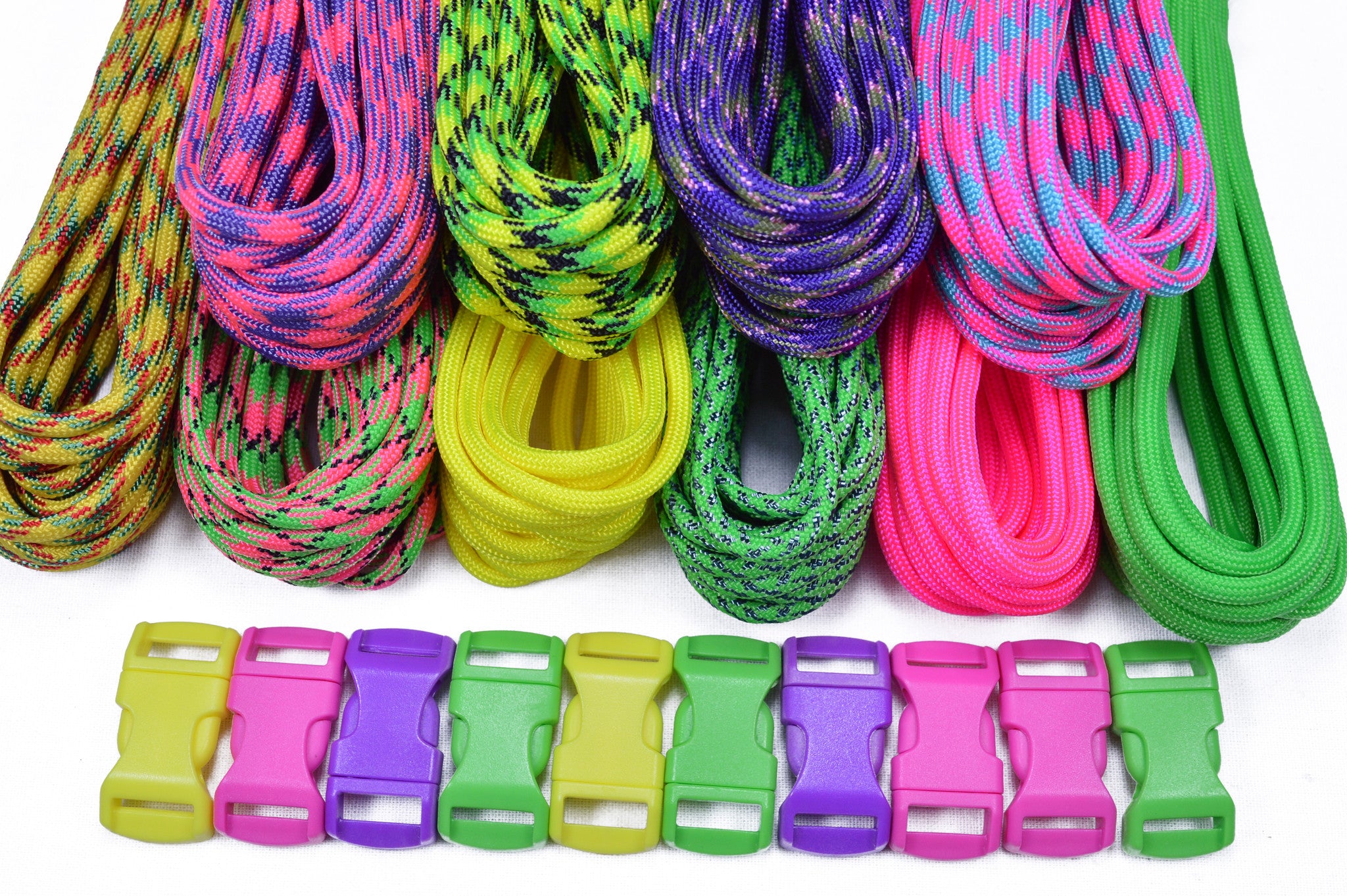 Neon - Combo Kit (Paracord & Buckles)