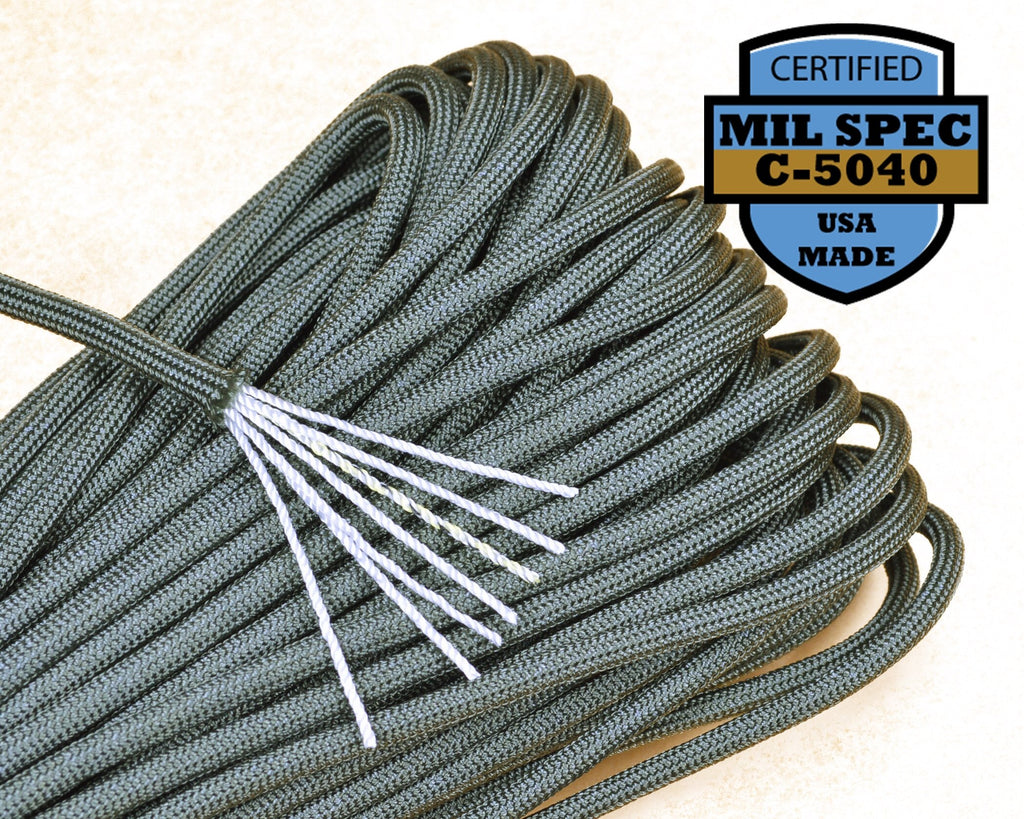 Mil-Spec Foliage Green Paracord - 100 Feet