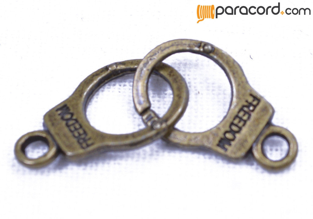 Bronze Handcuff Charm