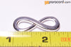 Chrome Infinity Charm
