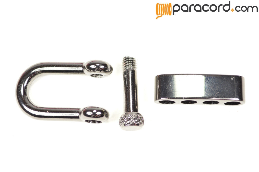 Adjustable shackle buckle for on sale paracord